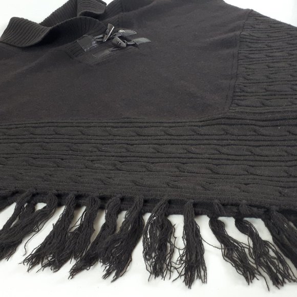 Tweeds Brown Wool Poncho - Picture 3 of 12